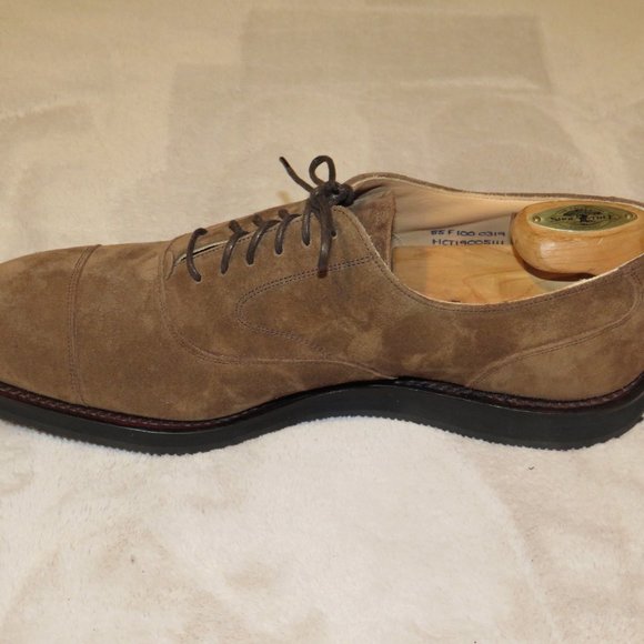 Church\'s Lancaster Wedge Brown Suede Captoe Oxford 100 Last US 9.5F NWB main image 12